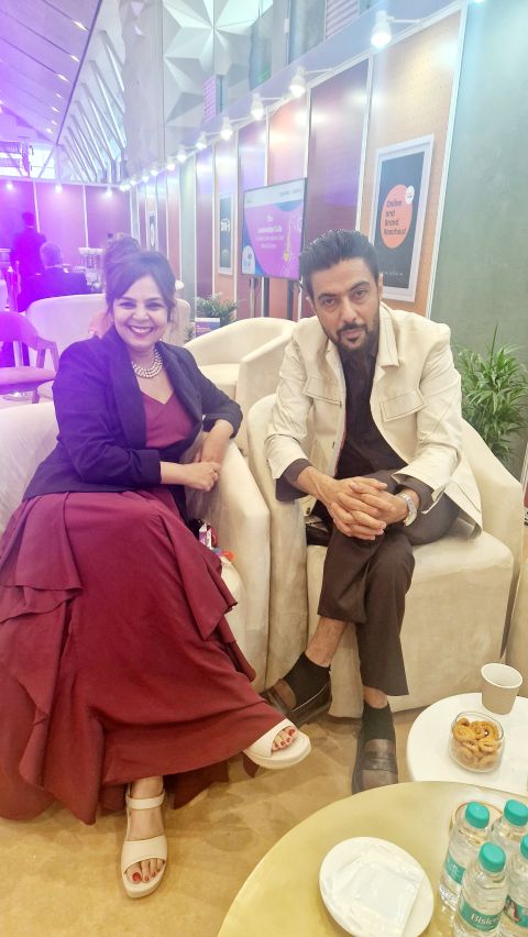 Neelu Agarwal with chef Ranveer Brar