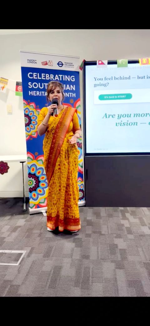 Neelu speaking at Transport for London
