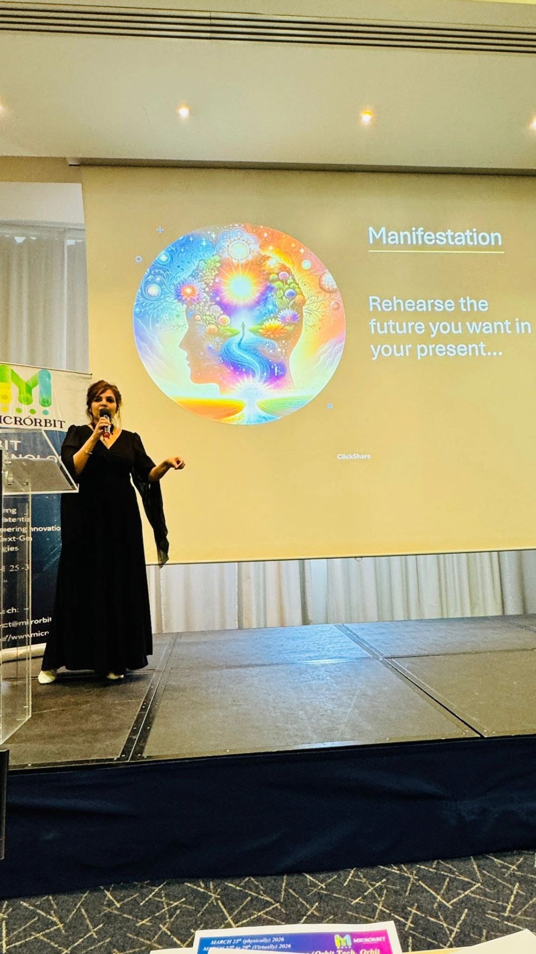 Neelu speaking at Paris